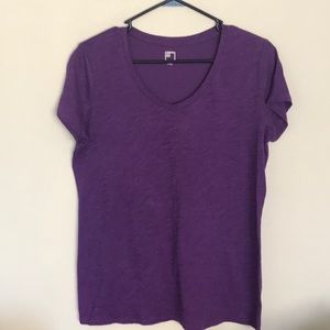 JCP brand purple tee. Size L
